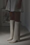 Look Women's Boots with Leg Warmer Detail and Removable Accessory, High-Heeled Pointed Toe Zippered Boots - 3