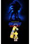 Supersonic Anime Fast Cartoon Character Keychain Fun Children's Toy Doll Bag Accessory - 3