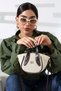 Stylish and Convenient Mini Shoulder and Crossbody Bag with Modern Design and Brown Handles for Women - 2