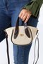 Stylish and Convenient Mini Shoulder and Crossbody Bag with Modern Design and Brown Handles for Women - 3