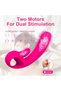 Çift Motorlu Modern Rabbit Vibrator Pembe - 2
