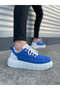 Jy010 Cloud Lace-Up Suede Men's Casual Sneaker Shoes Sbt - Blue/White - 2