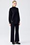 Tunic Pants Set with Buttons on the Sides Black - 2