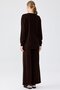 Lace Detailed Trousered Knitwear Set Brown - 4