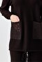 Lace Detailed Trousered Knitwear Set Brown - 3