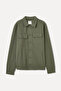 Men's Khaki Multi-Pocket Casual Jacket - 5