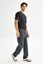 Asher Loose Fit Relaxed Fit Low Rise Black Denim Jean Pants - 3