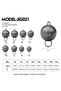 8 Pieces of 5 Gram Weighted, Movable, Articulated Lead - 4