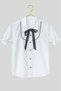 Girl's Ruffle Detailed Black Skirt and Lace White Shirt April 23 October 29 Show Outfit - 3