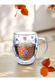Set of 2 - Borosilicate Double Wall Evil Eye Theme 350ml - 2