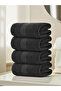 Pack of 4 - Luxury Cotton Large Bath Towel, Black 70x140cm