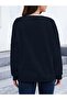 Unisex Teach Them Love Them Printed Oversize Crew Neck Sweatshirt - 2