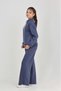 Girl's Collar Snap Fastener Tracksuit Set - 3