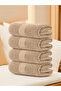Pack of 4 - Luxury Cotton Large Bath Towel, Beige 70x140cm