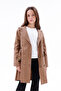 Girls' School Belted Pocketed Trench Coat - 7