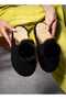 Winter Women's House Slippers with Pompoms - 2