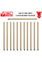 Pencil 100 Pieces Natural Pencil with Lead Refill School Nursery Business - 2