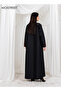 Bridal Satin Abaya - 4
