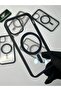 Transparent Natural/Black Titanium Border Case For iPhone 15 Pro - 8