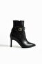 Women's Genuine Leather Boots Black - 2
