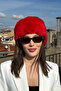 Winter Women's Trend Plush Black Faux Fur Kalpak Hat Pullover Russian Style - 8