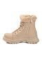 Beige Fur Lined Zippered Girls' Boots - 2