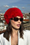 Winter Women's Trend Plush Black Faux Fur Kalpak Hat Pullover Russian Style - 6