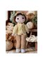 Handmade Cotton Crochet Girl Doll with Hat & Scarf – Soft Amigurumi Toy for Kids & Baby Gifts - 5