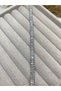 Silver and Gold Color Waterway Steel Bracelet with Zircon Stone