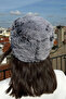 Winter Women's Trend Plush Black Faux Fur Kalpak Hat Pullover Russian Style - 7