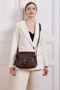 Bitter Brown Women's Large Size Covered Crossbody Shoulder Bag - 4