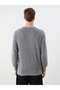 Lcwaikiki Classic Gray Crew Neck Long Sleeve Men's Sweatshirt - 7