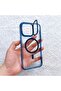 Latest Design Shockproof Acrylic Back Cover Magnetic Wireless Charging Phone Case with Stand for iPh - 4