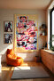 One Piece Vertical Wall Covering – Anime Themed Quality Fabric Room Decor Tapestry Wall Carpet - 4