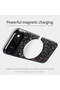 Shockproof iPhone 17 Air Case – Black Crystal Carbon Fiber with Gold Highlights, Slim Cover - 4