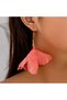 Sophisticated Stylish Elegant and Sweet Lace Mesh Floral Steel Earrings Fairy Style Dangle Night Daily Jewelry Accessory - 6