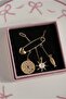 Charm Necklace with Steel Pendant Detail - 2