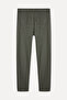 Men's Brown Slim Straight Fit Trousers - 2