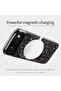 Shockproof iPhone 17 Air Case – Black Crystal Carbon Fiber with Red Highlights, Slim Cover - 4