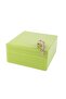 Green Gold Giraffe Glass Box 24X22X14Cm - 3