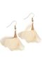 Sophisticated Stylish Elegant and Sweet Lace Mesh Floral Steel Earrings Fairy Style Dangle Night Daily Jewelry Accessory - 7