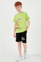 Cotton Regular Fit Crew Neck Shorts Top and Bottom Set Boy's Suit6212009 - 6