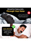 Mouth Tape for Sleeping – 30 Sleep Strips, Hypoallergenic Snore Reducing & Anti-Snoring Aid, Black - 3