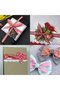 5 Meters Plaid Ribbon Checkerboard Pattern (4 cm Width) Christmas Ribbon, Ornament Decorative Gift Wrap - 5