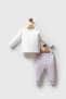 U.S Polo Assn Usb2771 Baby Girl 3-Piece Set - 5