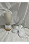 Full Set Maternity Slippers + Crown + Bandana with Pearls - 2