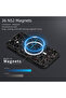 iPhone 17 Case Shockproof Protective Cover with Black Carbon Fiber & Blue Shimmer Cover - 5