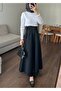 Women's Side-Tie Modest Long Skirt - 3