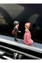 Romantic Couple Torpedo Accessory – Figure in Pink Dress Decorative Gift - 8 cm - 4