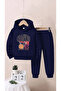 Children's Boys/Girls Champions 85 Printed Bottom Top Tracksuit Set - 3